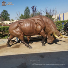 Life Size Bronze Statue casting Wall Street Bull Sculpture For Outdoor